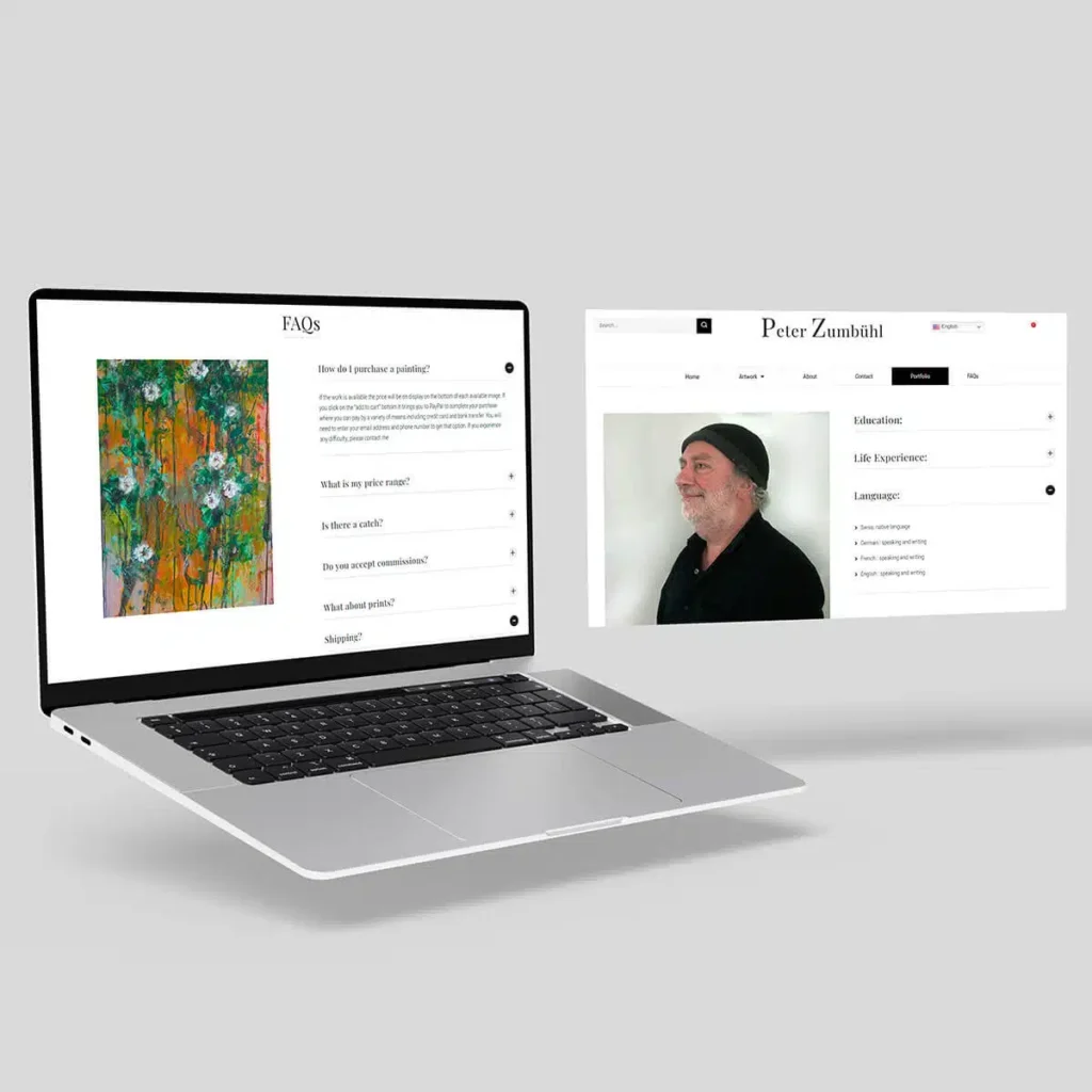 peter zumbuhl website design