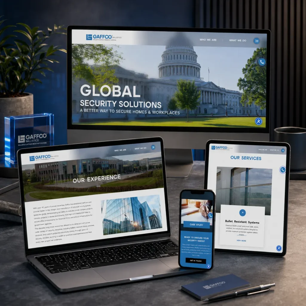 motion-monsters-gaffco-ballistics-web-design-bullet-resistant-systems-page